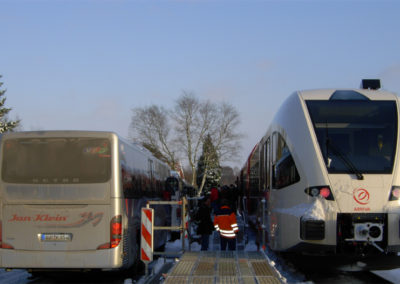 Der Arriva-Triebwagen aus Groningen