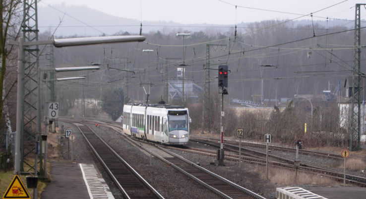 Das Stadtbahnsystem, die Verbindung zwischen Region und Mittelzentren